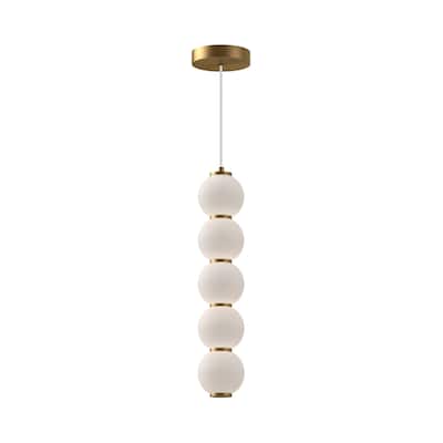 Alora Lighting PD531515OP Bijou 5" Wide 3000K LED Mini Pendant with