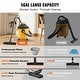 preview thumbnail 4 of 15, VEVOR Steel Wet Dry Shop Vacuum,Powerful Suction,Small Shop Vac Perfect for Carpet Debris,Pet Hair