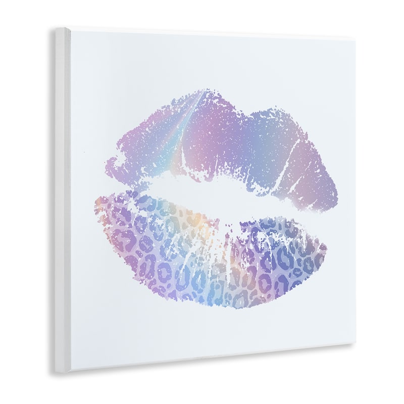 Stupell Purple Rainbow Lipstick Wall Plaque Art Design By Kim Allen