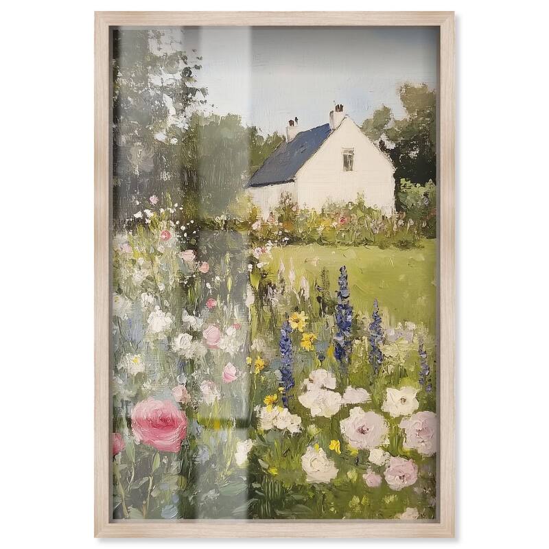 Floral Farmhouse II Shadowbox by Art Remedy - Natural - 16" x 24"