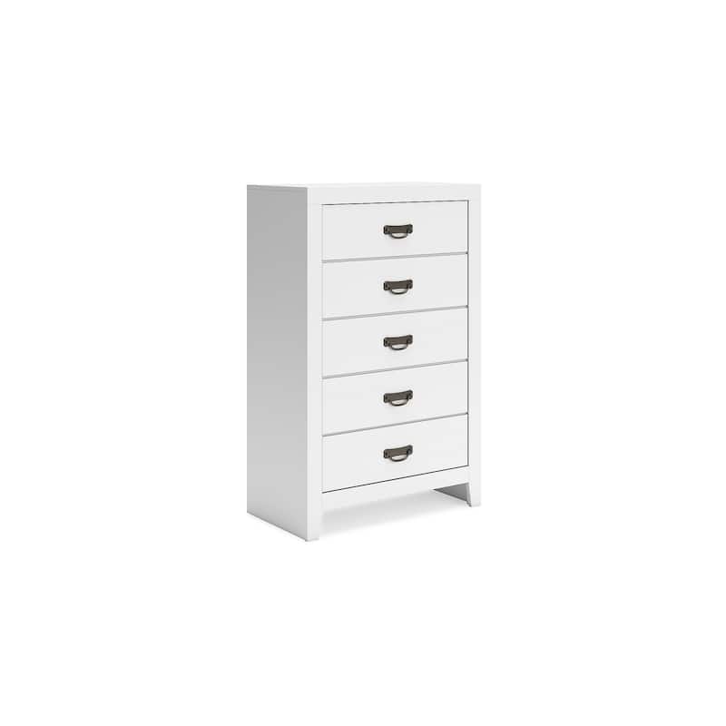 Signature Design by Ashley Binterglen White Chest of Drawers