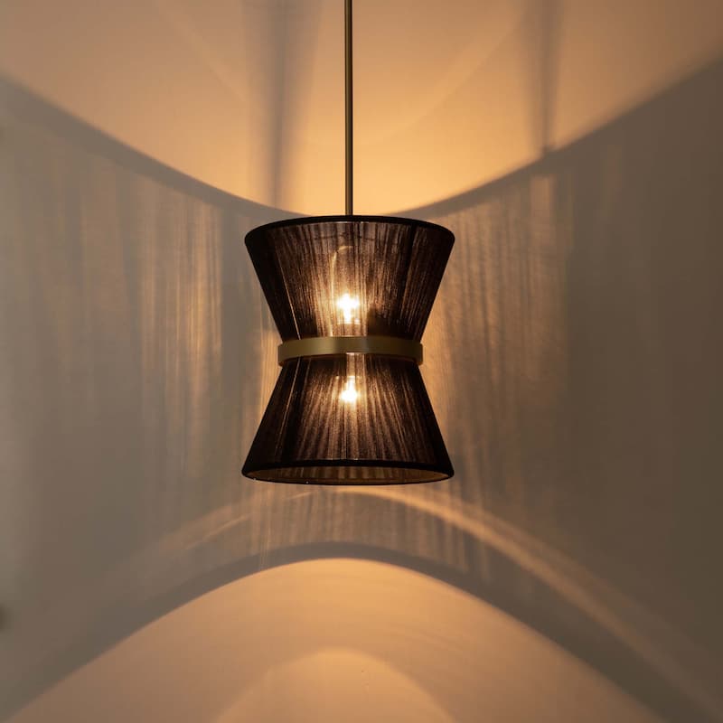 Modern Farmhouse Boho Chandelier for Dining Room in Gold or Black