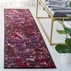 preview thumbnail 71 of 87, SAFAVIEH Skyler Nemesia Modern Rug 2' x 8' Runner - Black/Purple - Runner