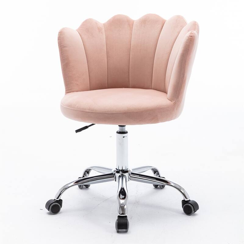 Merax Swivel Velvet Shell Chair for Living Room