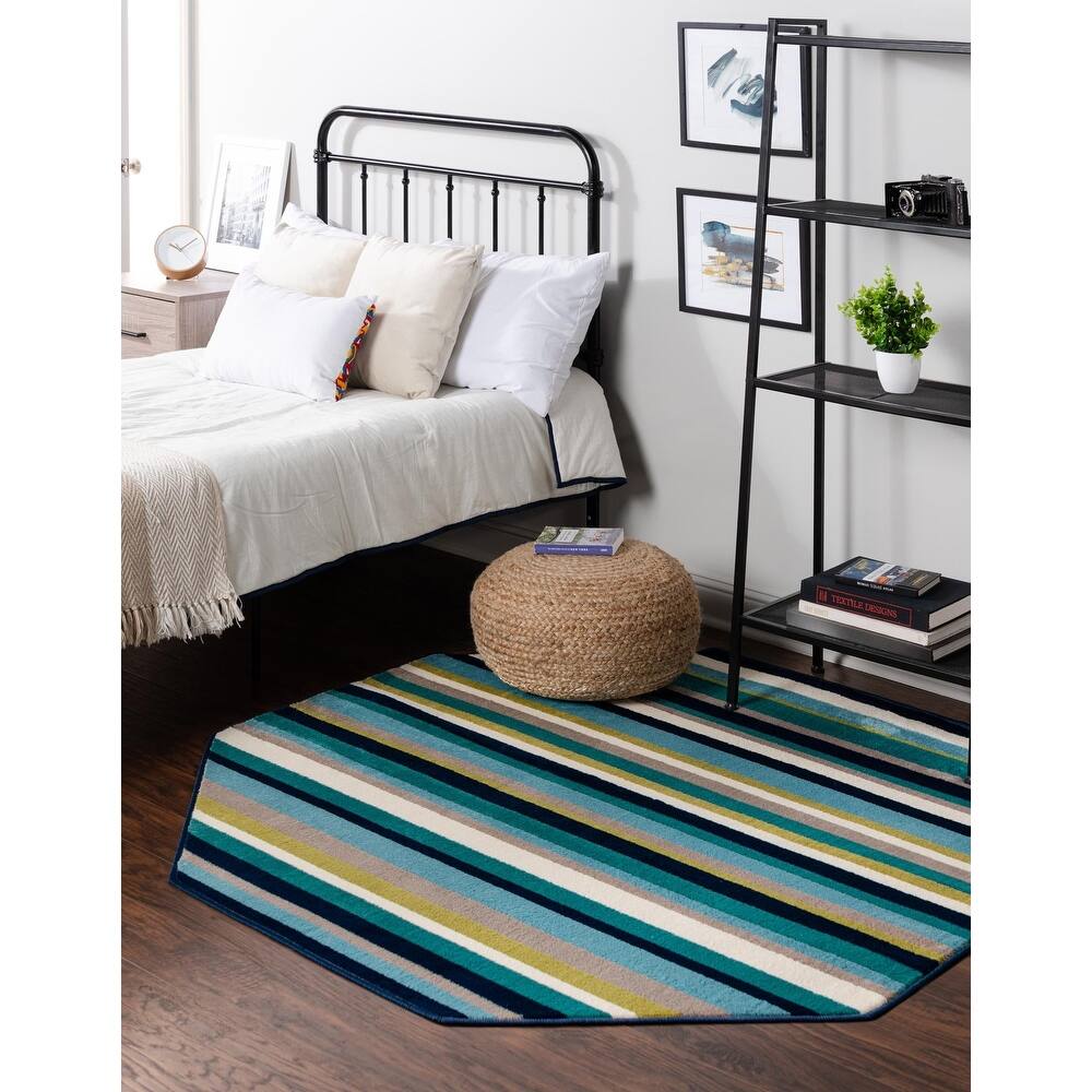 Contemporary Chorisia Collection Area Rug