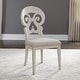 preview thumbnail 1 of 6, Farmhouse Reimagined Antique White Splat Back Side Chair (Set of 2)