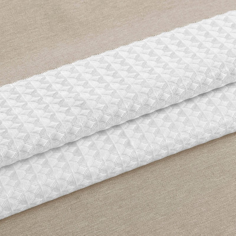 Madison Park Spa Waffle Shower Curtain with 3M Treatment