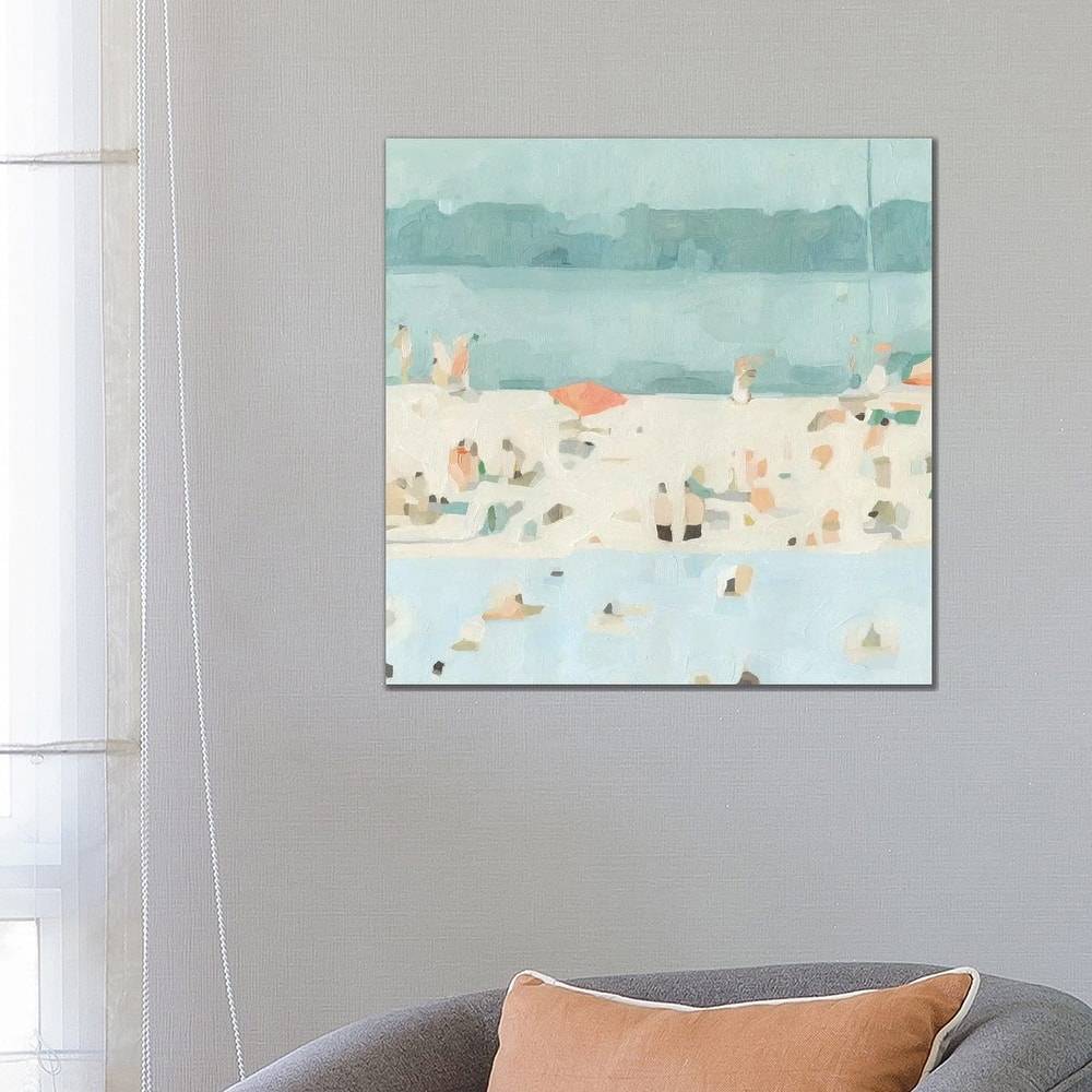 iCanvas "Sea Glass Sandbar II" by Emma Scarvey Canvas Print