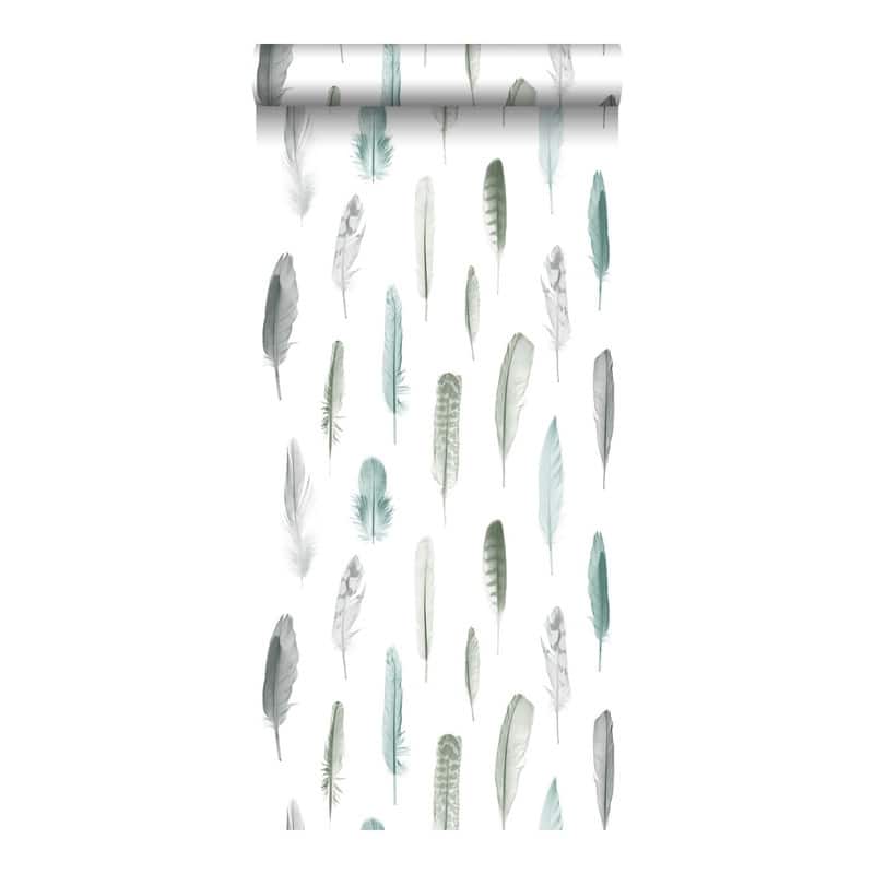 ESTA Home Nala Multicolor Feathers Wallpaper - 20.5 x 396 x 0.025