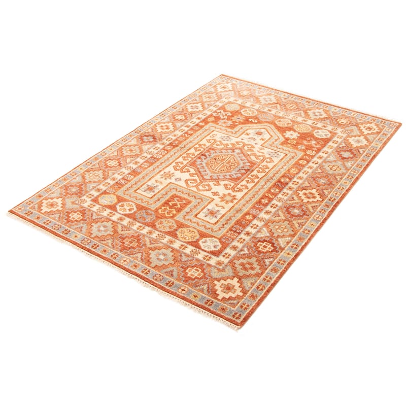 ECARPETGALLERY Hand-knotted Jules Serapi Copper Wool Rug - 5'5 x 7'9