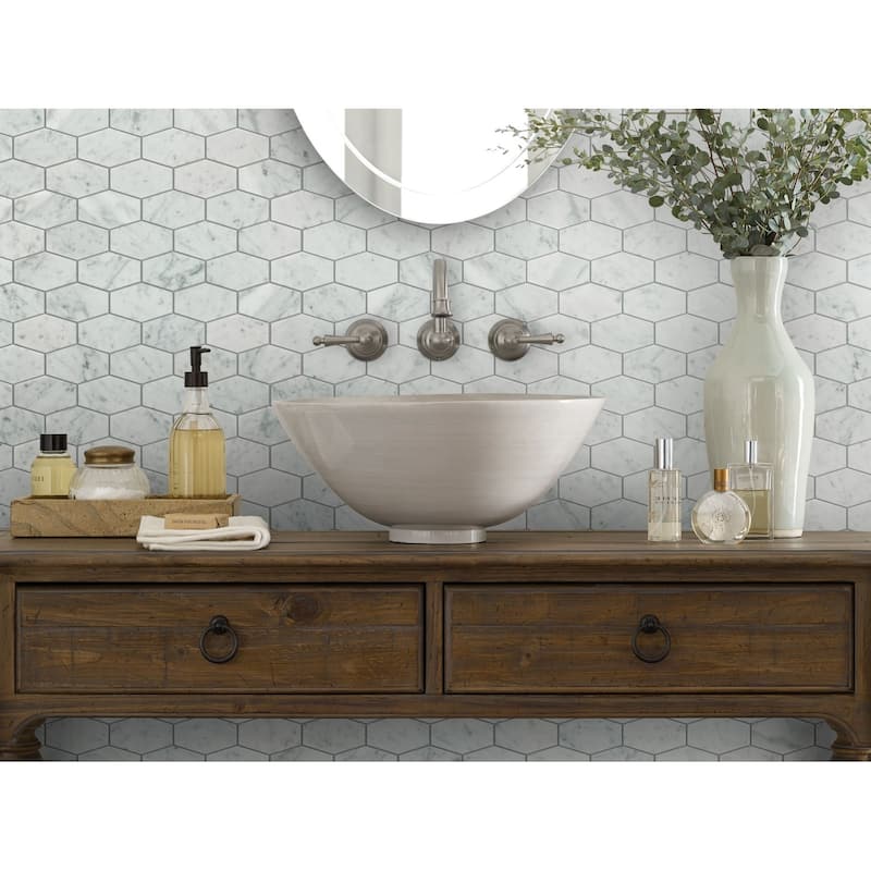 Shaw Chateau Stretch Hex Mosaic - 11-13/16" x 12-3/16" Hexagon