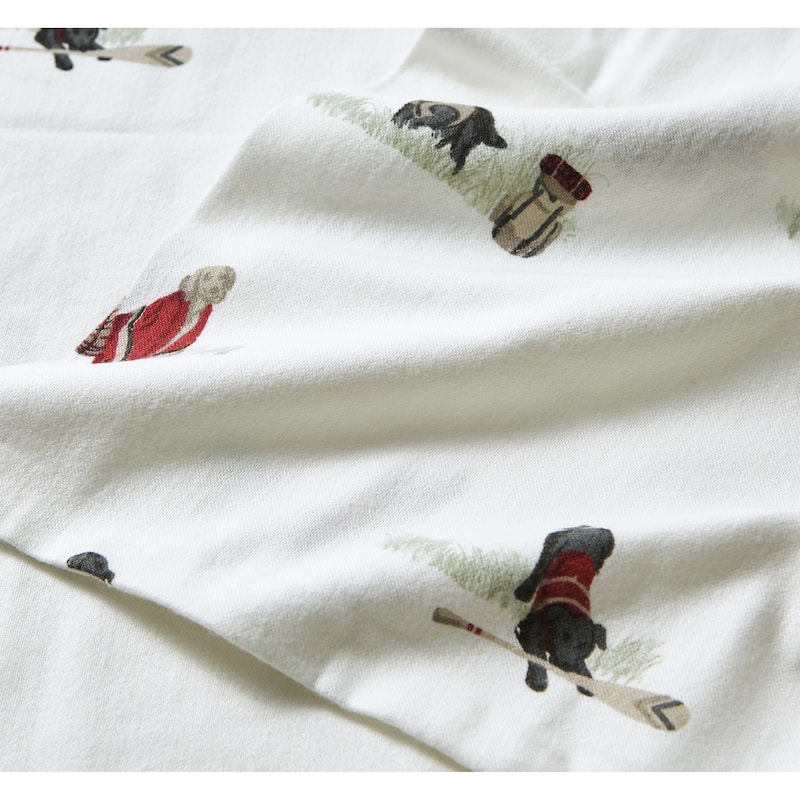 Eddie Bauer Printed Cotton Flannel Sheet Set