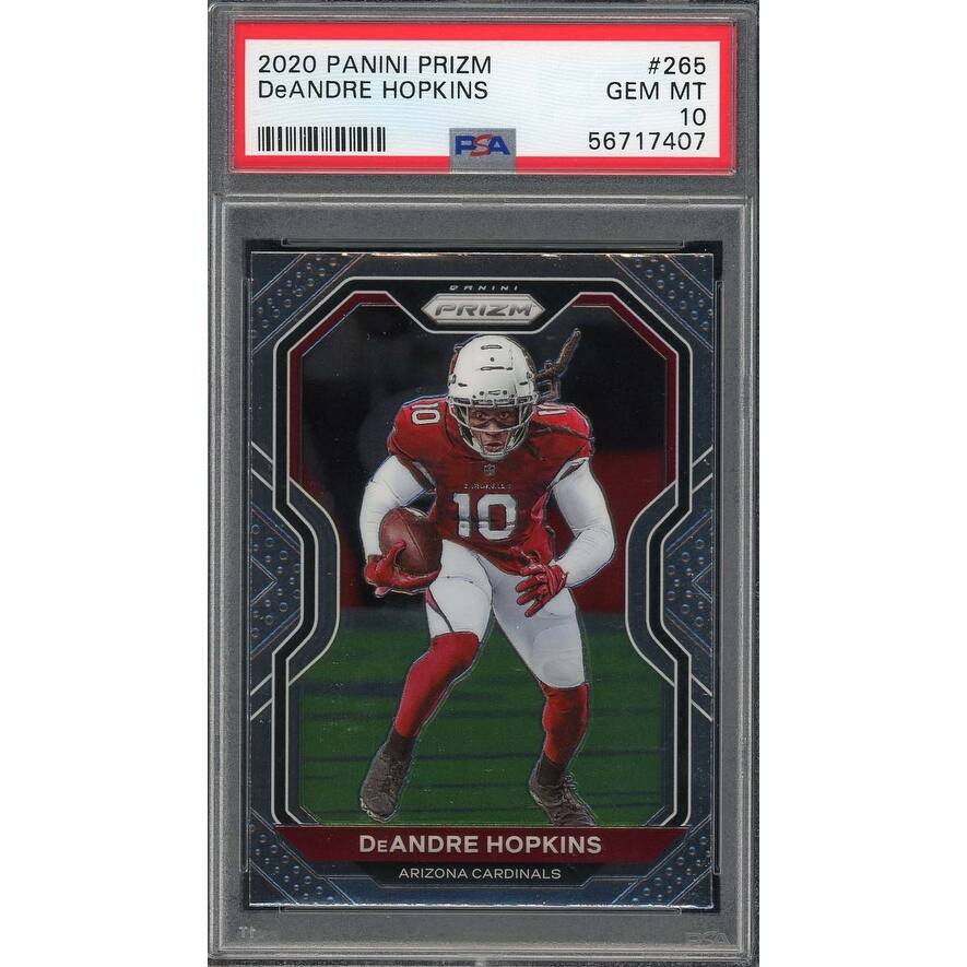 DeAndre Hopkins 2020 Panini Prizm Football Card #255 Graded PSA 10 - Black  - 8'6" x 11'6" - Overstock - 40991024
