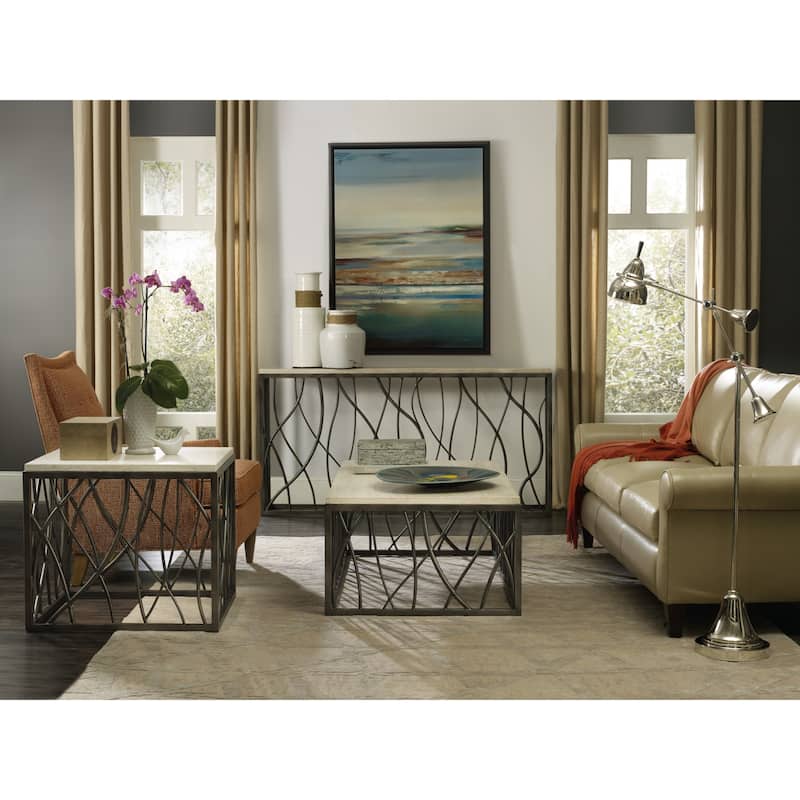 Hooker Furniture Tubular 40" Narrow Profile Contemporary Console /