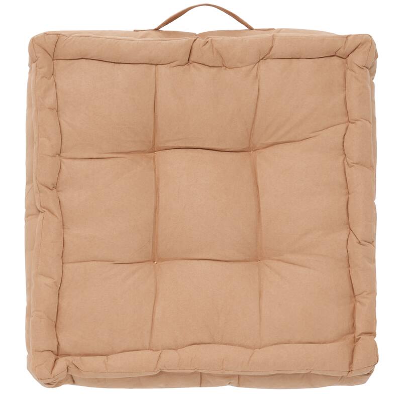 SAFAVIEH Isgard Tufted 18-inch Square Floor Pillow with Insert