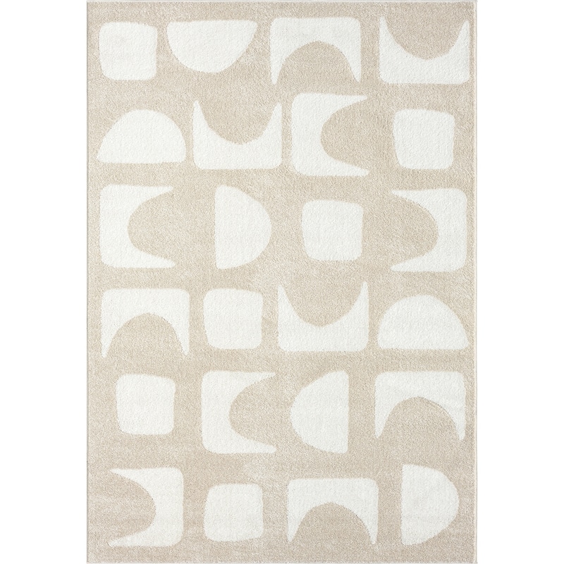 Abani Rugs Nuevo NUE220A Modern Geometric Area Rug