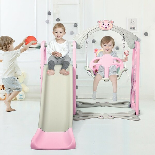 toddler climber and swing set