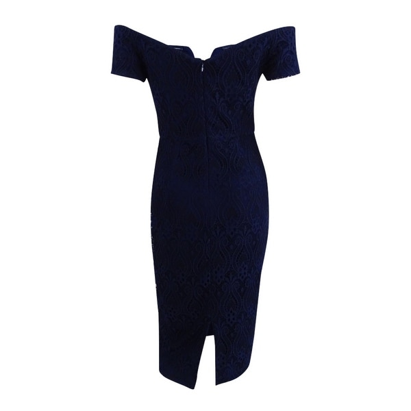 guess navy blue dress