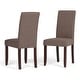 preview thumbnail 95 of 111, WYNDENHALL Normandy Transitional Parson Dining Chair (Set of 2) - 18.1"w x 18.5" d x 39.4" h