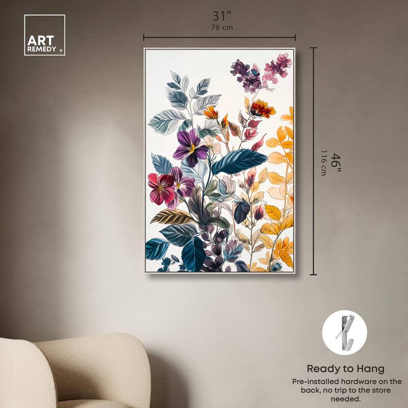 Iris Indigo I Canvas by Art Remedy