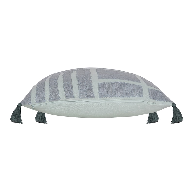 Sevita Modern Abstract Indoor/Outdoor Throw Pillow, 20" x 20"