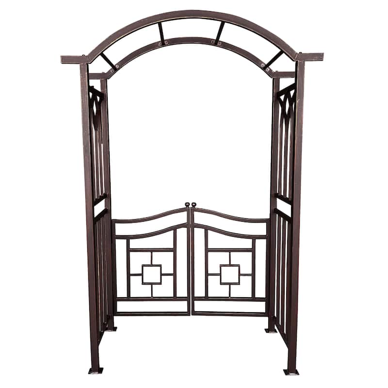 Aluminum Garden Arch with Gate