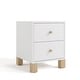 preview thumbnail 1 of 18, Storkcraft California 2 Drawer Nightstand White