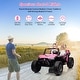 preview thumbnail 16 of 40, 24V Kids UTV 2 Seater Ride On Car with One More Foldable Seat