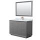 Option Dark Gray / Satin Bronze Hardware