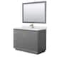 Option Dark Gray / Satin Bronze Hardware