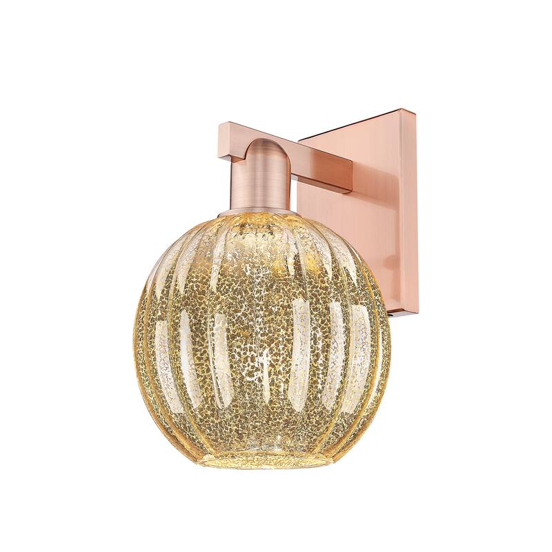 Innovations Lighting Downtown Urban - Preston - 1 Light 7" Globe Shade Wall-mounted Sconce