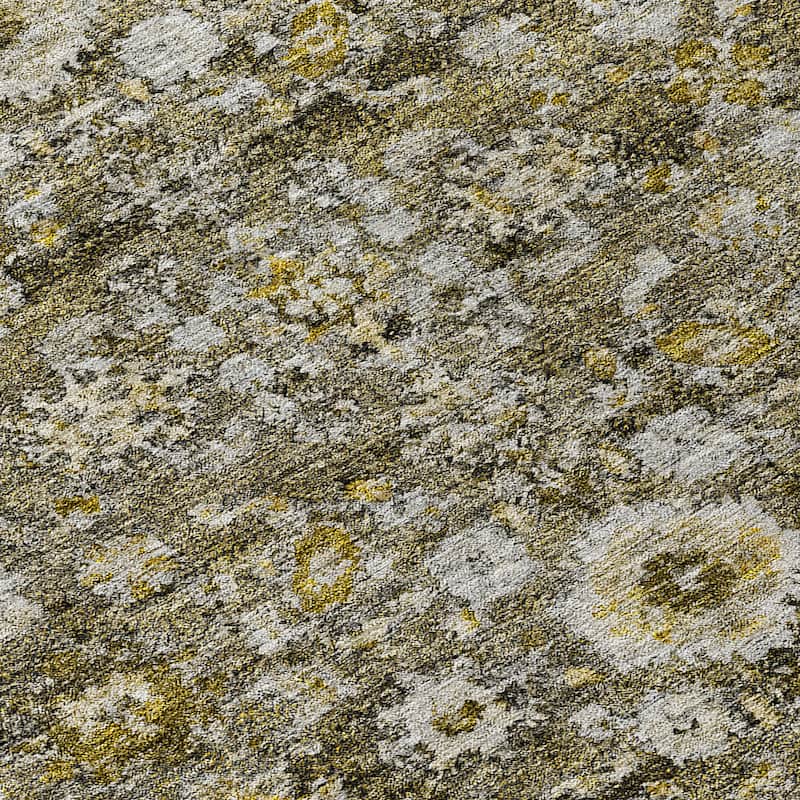 Machine Washable Indoor/ Outdoor Chantille Traditional Vintage Floral Rug