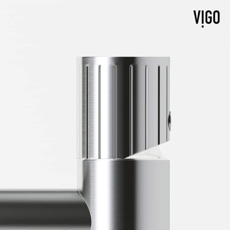 VIGO Ashford 8" H Single Handle Single Hole Bathroom Faucet
