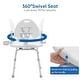 preview thumbnail 2 of 5, Swivel Shower Chair 450 lbs, Heavy Duty Bath Chair with Rotatable Seat for Seniors Handicap and Pregnant Women