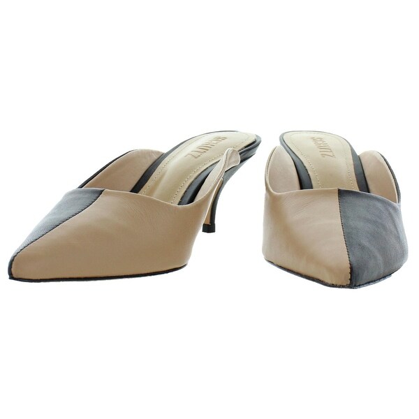 schutz keilla kitten heel mules
