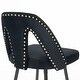 preview thumbnail 46 of 45, Modern Set of 2 Barstools with Nailheads