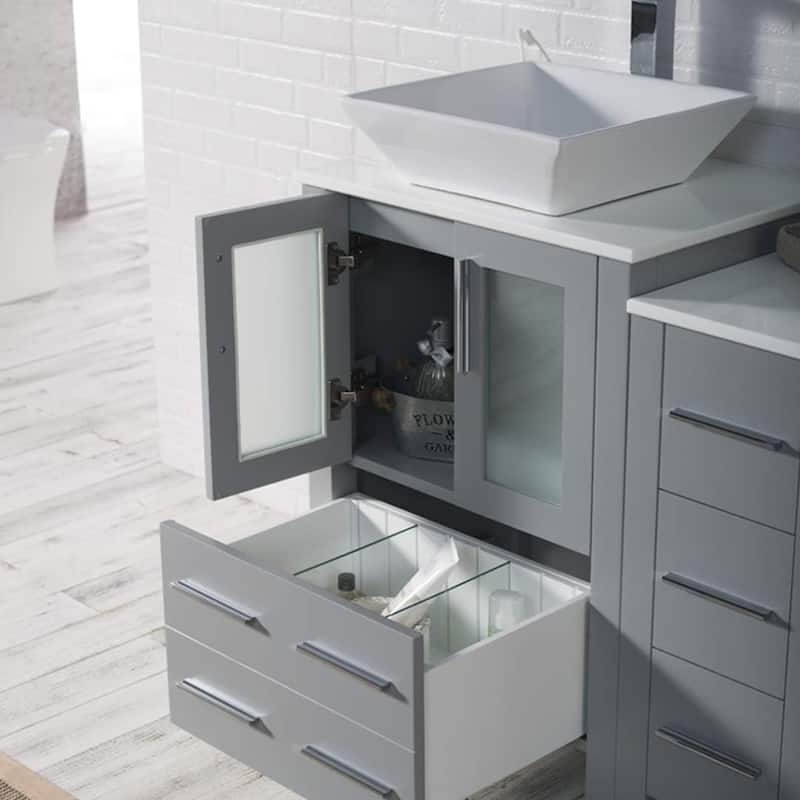 Blossom Sydney 36 Inch Solid Wood Bathroom Vanity with Sink & Cabinet