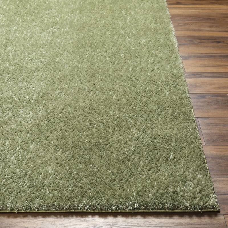Livabliss Cloudy Shag Vibrant Solid Plush Area Rug