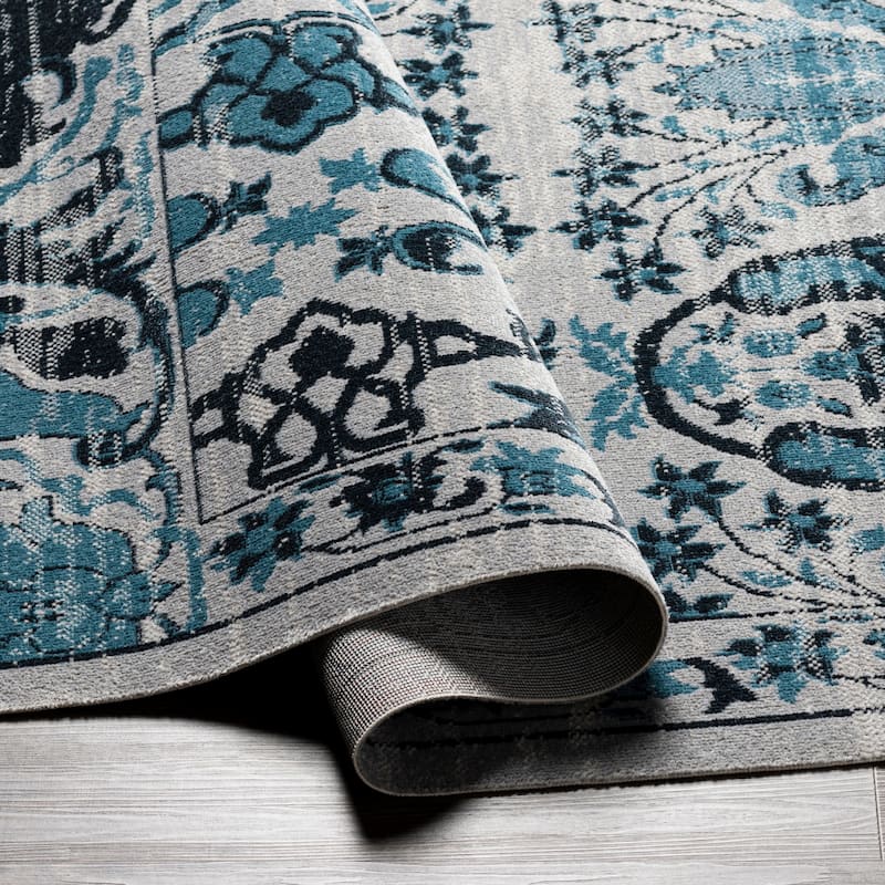 Livabliss Ember Boho Machine Washable Area Rug