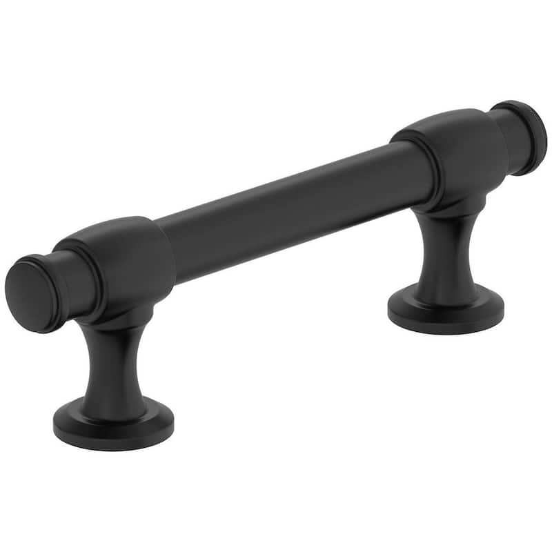Amerock BP36770 Winsome 3" Center to Center Bar Cabinet Pull - Matte Black