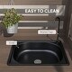 preview thumbnail 13 of 25, Outsunny Wooden Potting Bench, Outdoor Potting Table with Storage Cabinet, Storage Shelves, Sink