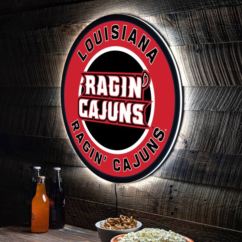 University of Louisiana-Lafayette LED Lighted Sign - Clear