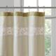 Madison Park Belle Faux Silk Embroidered Floral Shower Curtain