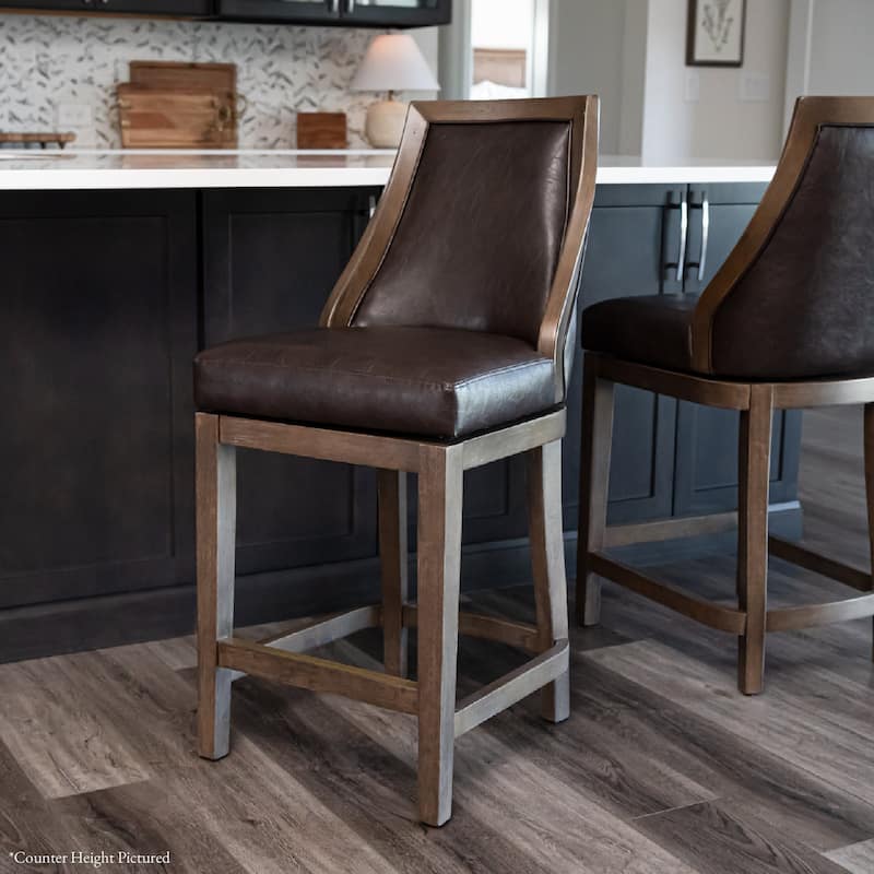 Maven Lane Vienna Swivel Kitchen Stool