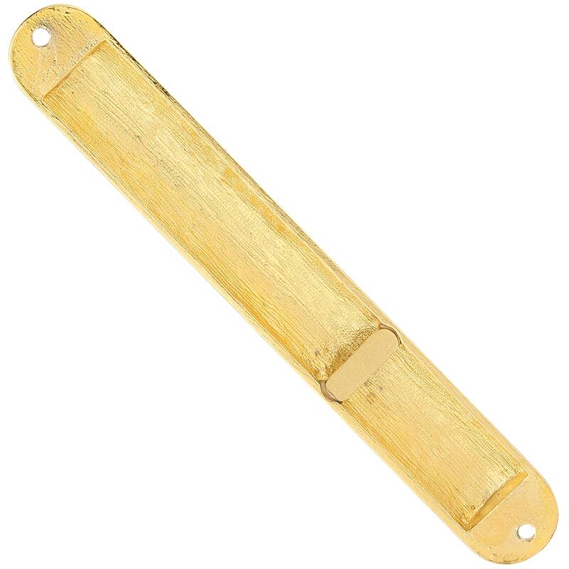 Matashi Gold Hand Painted Enamel Mezuzah with Hebrew Shin Door Decor for Jewish Holiday House Blessing Gift for Holiday
