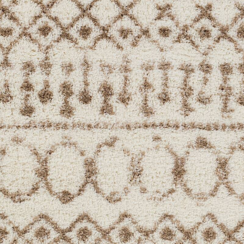 Livabliss Akai Plush Moroccan Stripe Area Rug
