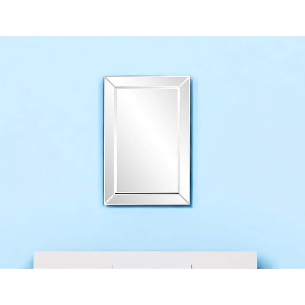 HomeRoots 36" Clear Framed Accent Mirror - 24' X '36' X '1