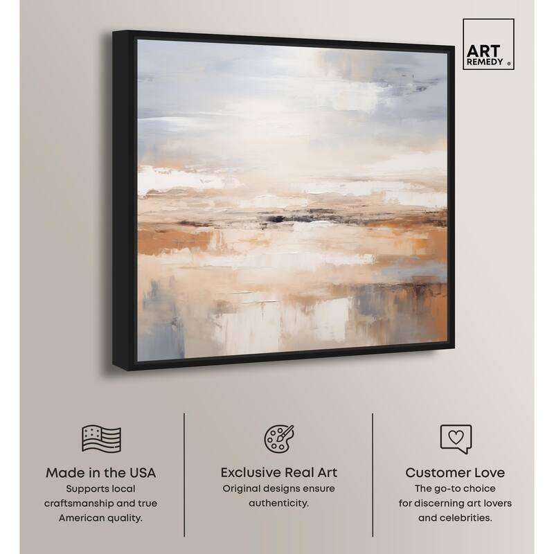 Coastal Calm Canvas by Art Remedy