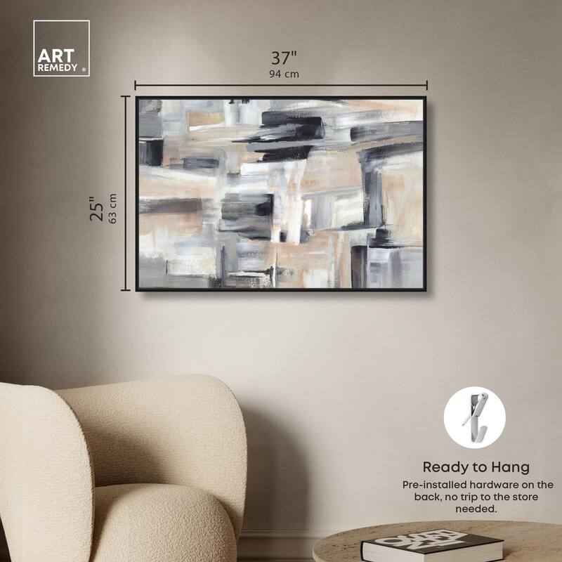 Neutral Nirvana Canvas by Art Remedy
