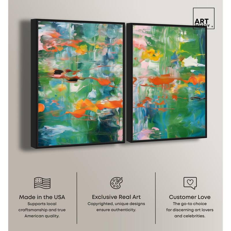 Jungle Serenade Canvas Set of 2 by Art Remedy